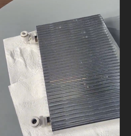 6063 Series Aluminum Finned Heat Exchangers Vacuum Brazed for High-Pressure Applications